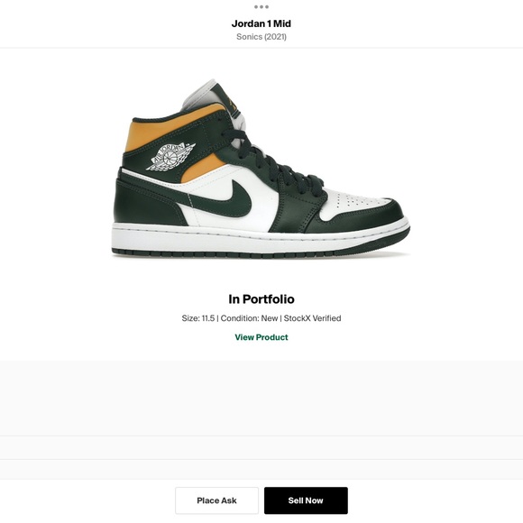 Nike Air Jordan One Sonic’s - Picture 6 of 8